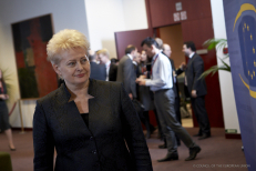 Prezidentė Dalia Grybauskaitė Briuselyje. Nuotr. lrp.lt